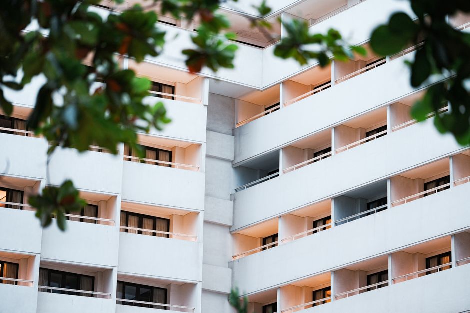 A modern building